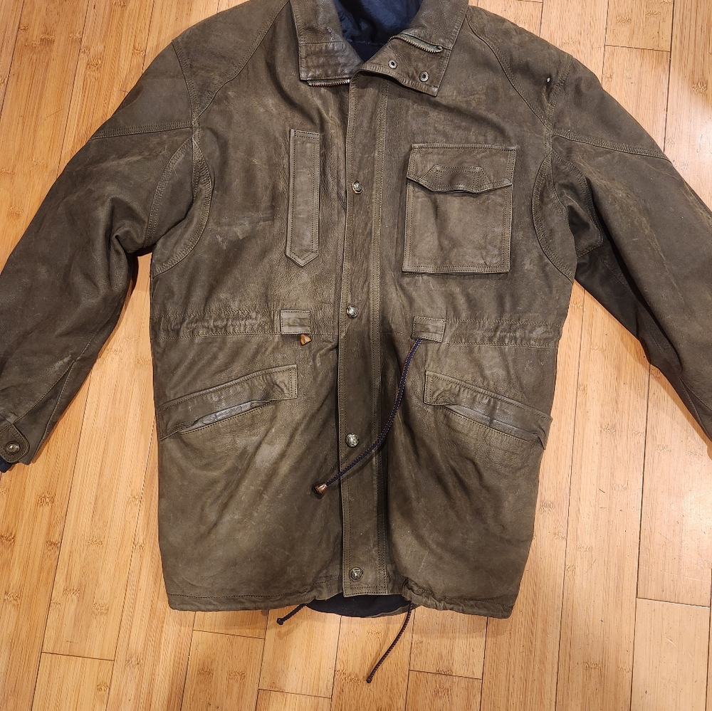 Marco Pierguidi Vintage Leather Jacket